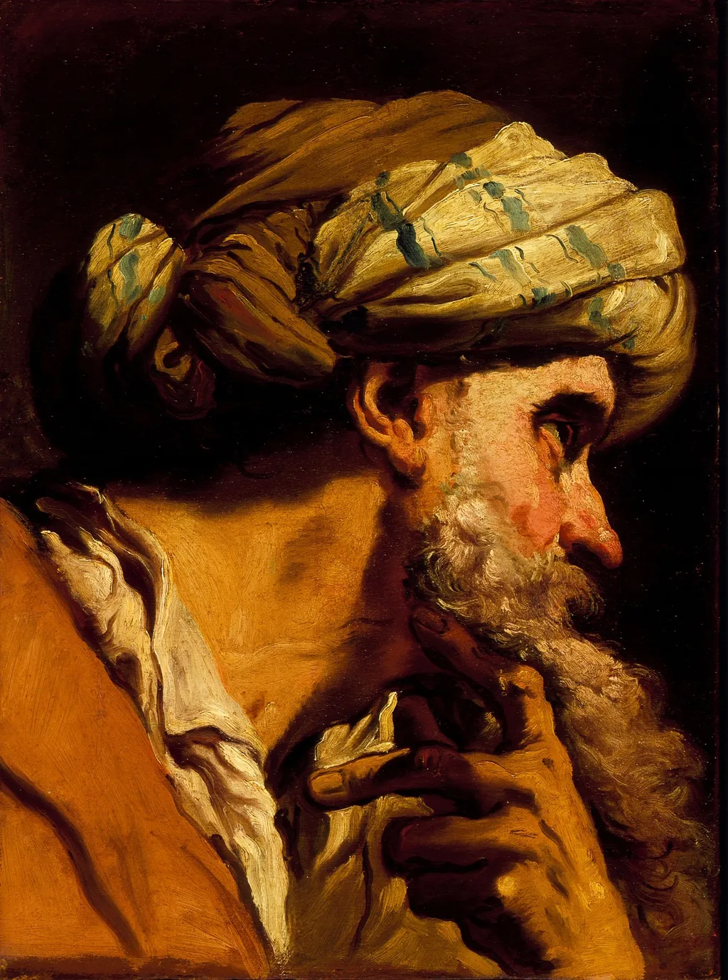 Study of an Oriental Head for 'The Marriage at Cana', by Gaetano Gandolfi, unspecified, 1770