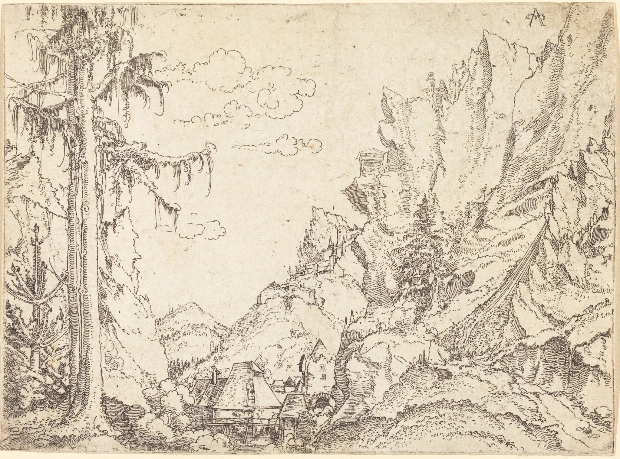 Mountain Landscape, detail