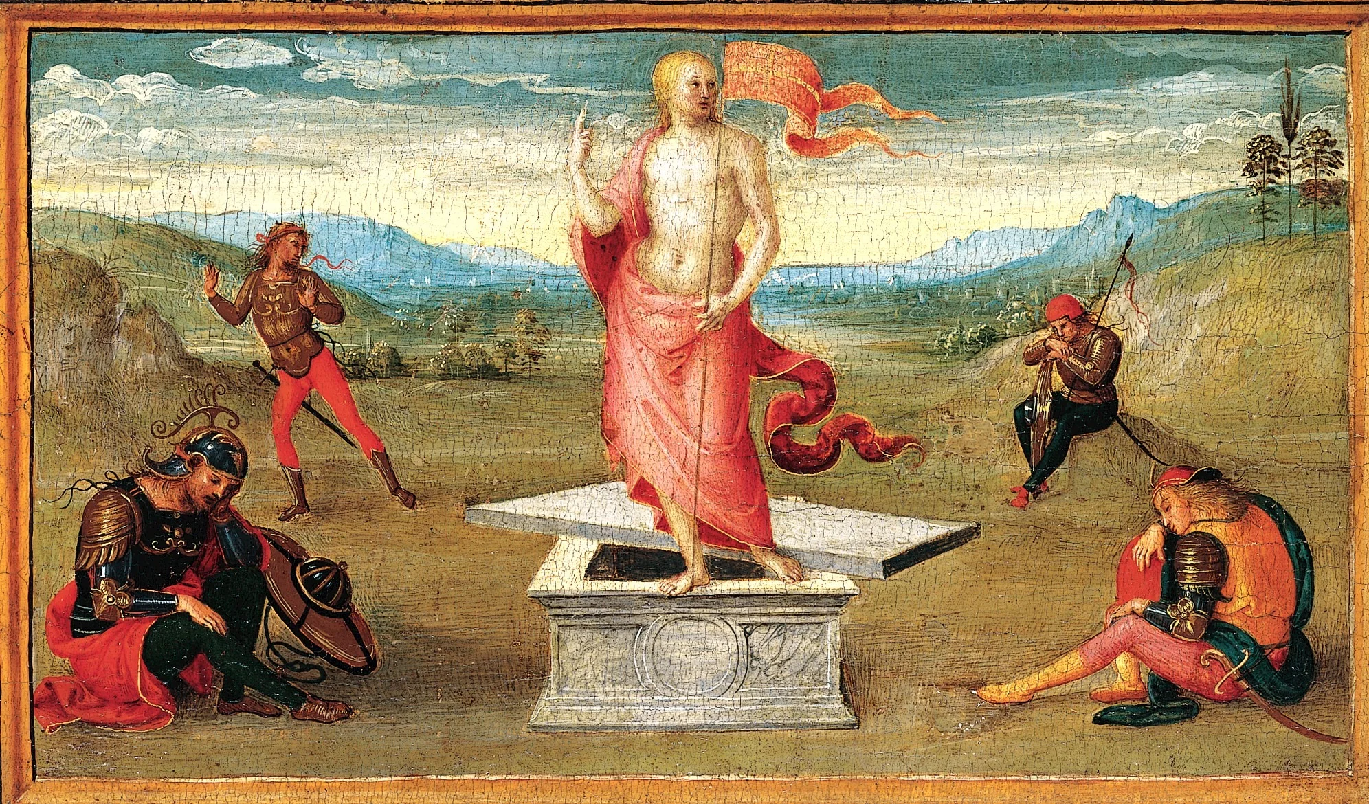 The Resurrection, detail