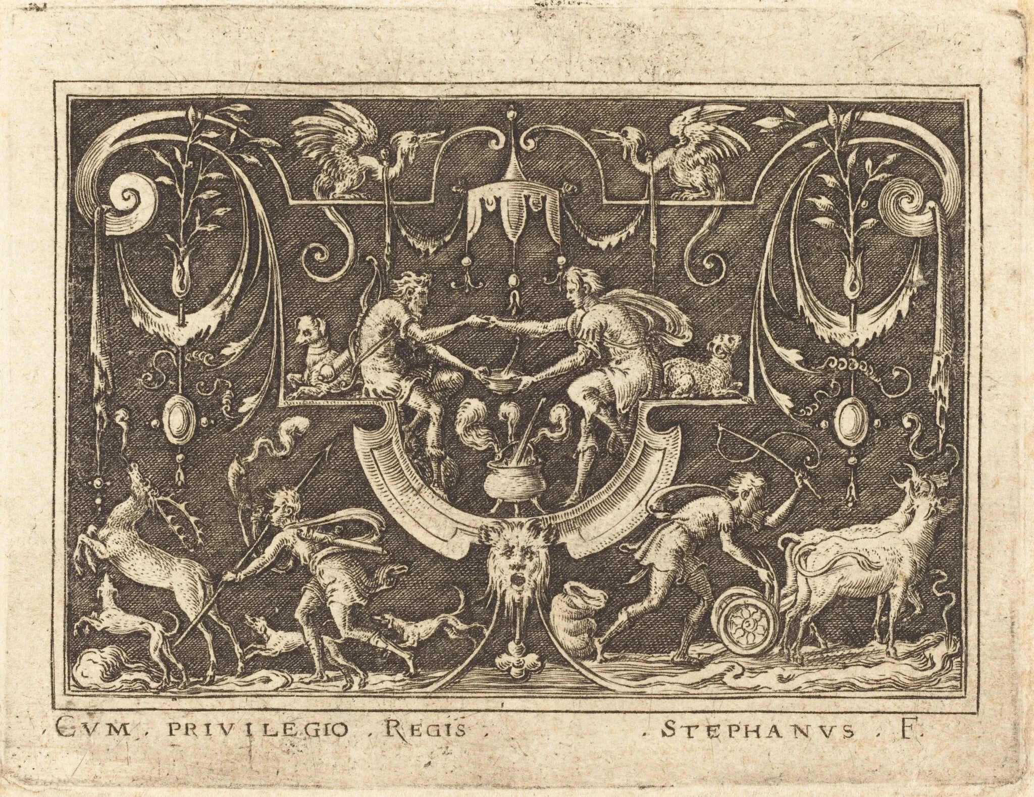 Essau Selling his Birthright, detail