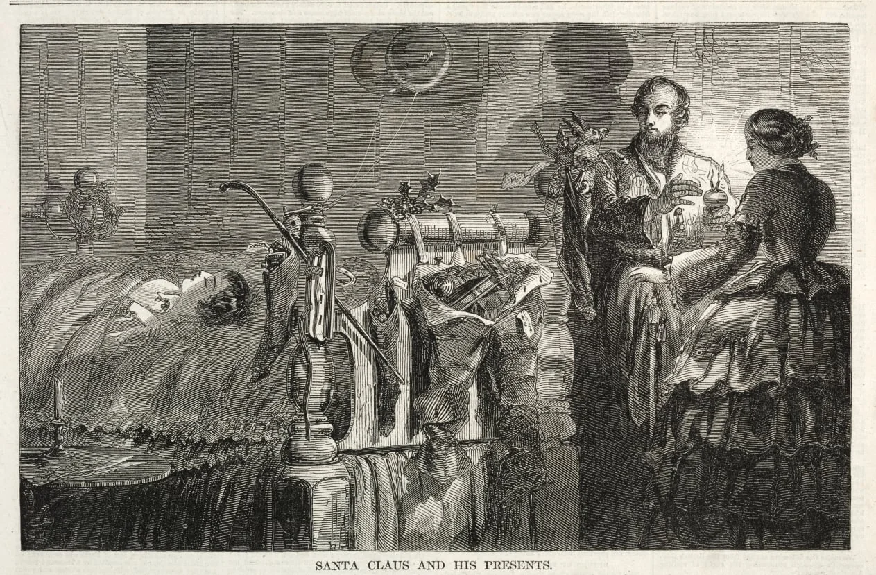 Santa Claus and his Presents, detail
