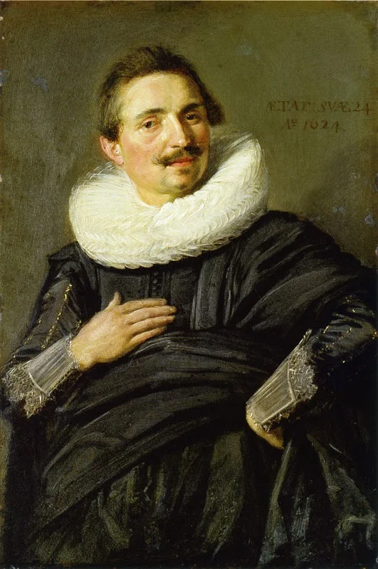 Portrait of a 24-year-old man, detail