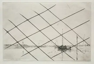 Oyster Grounds (On Essex Creek at Low Tide), by Arthur John Trevor Briscoe, 1918