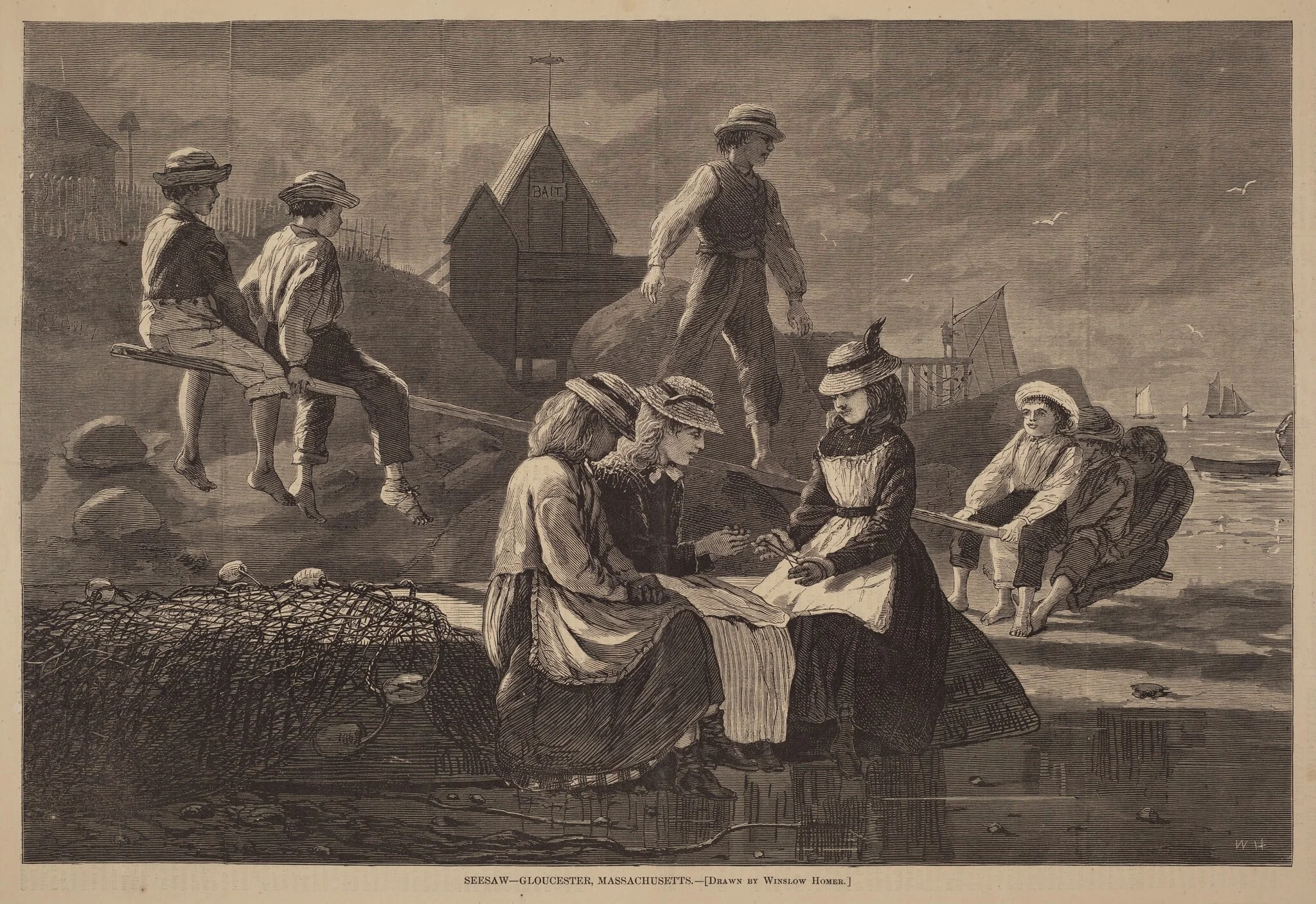Seesaw - Gloucester, Massachusetts, detail