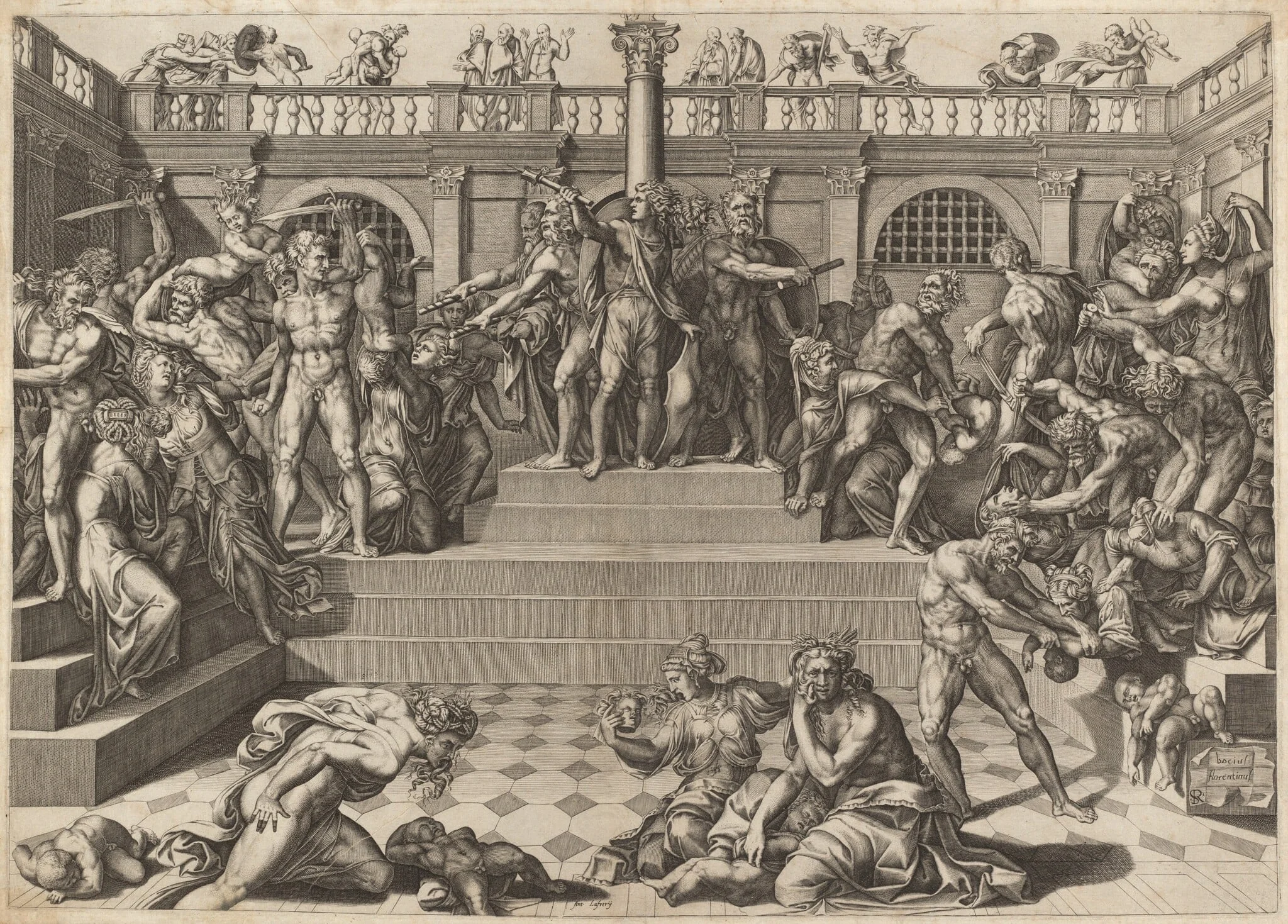 The Massacre of the Innocents, detail
