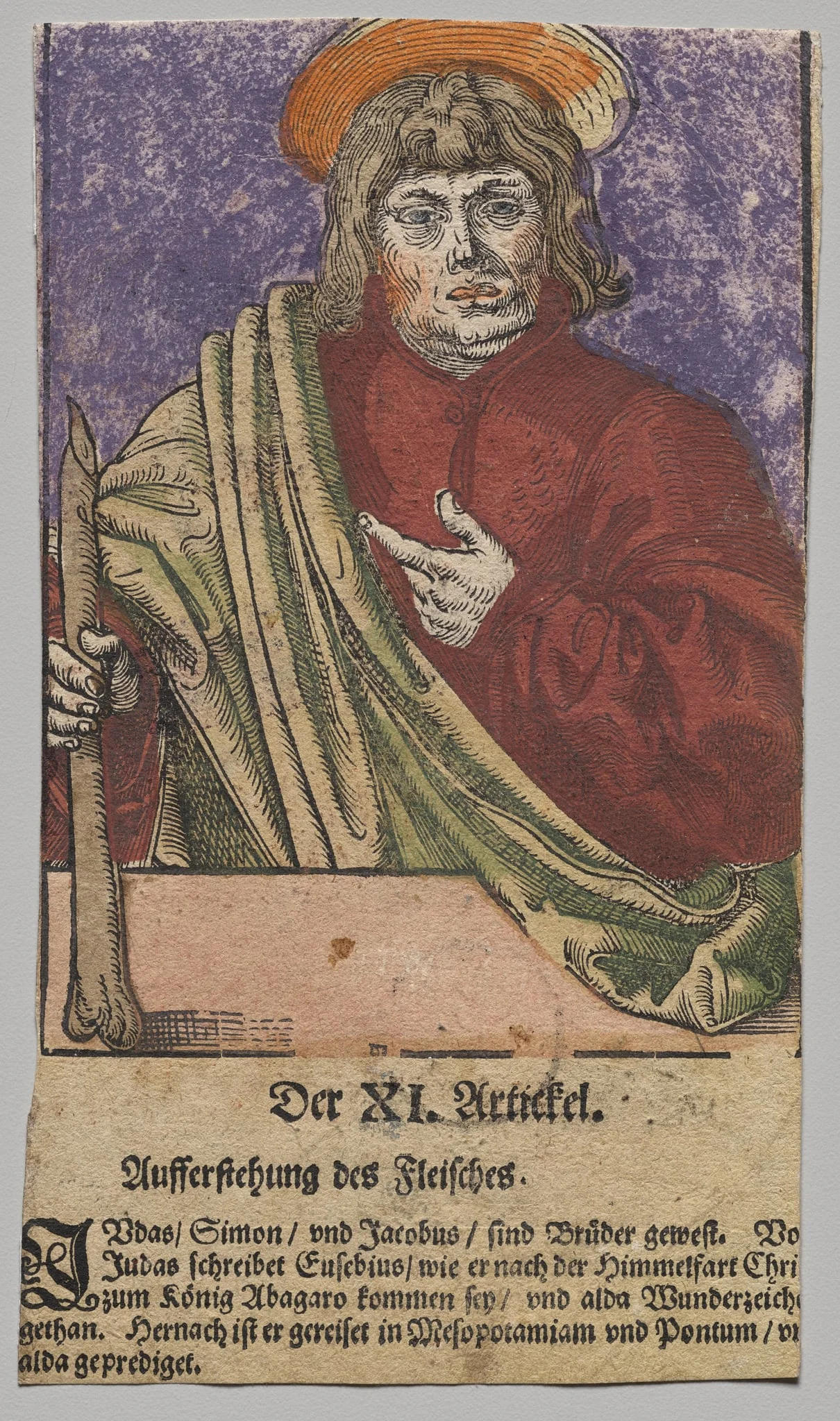 Jude from Christ, the Apostles, and Saint Paul, detail