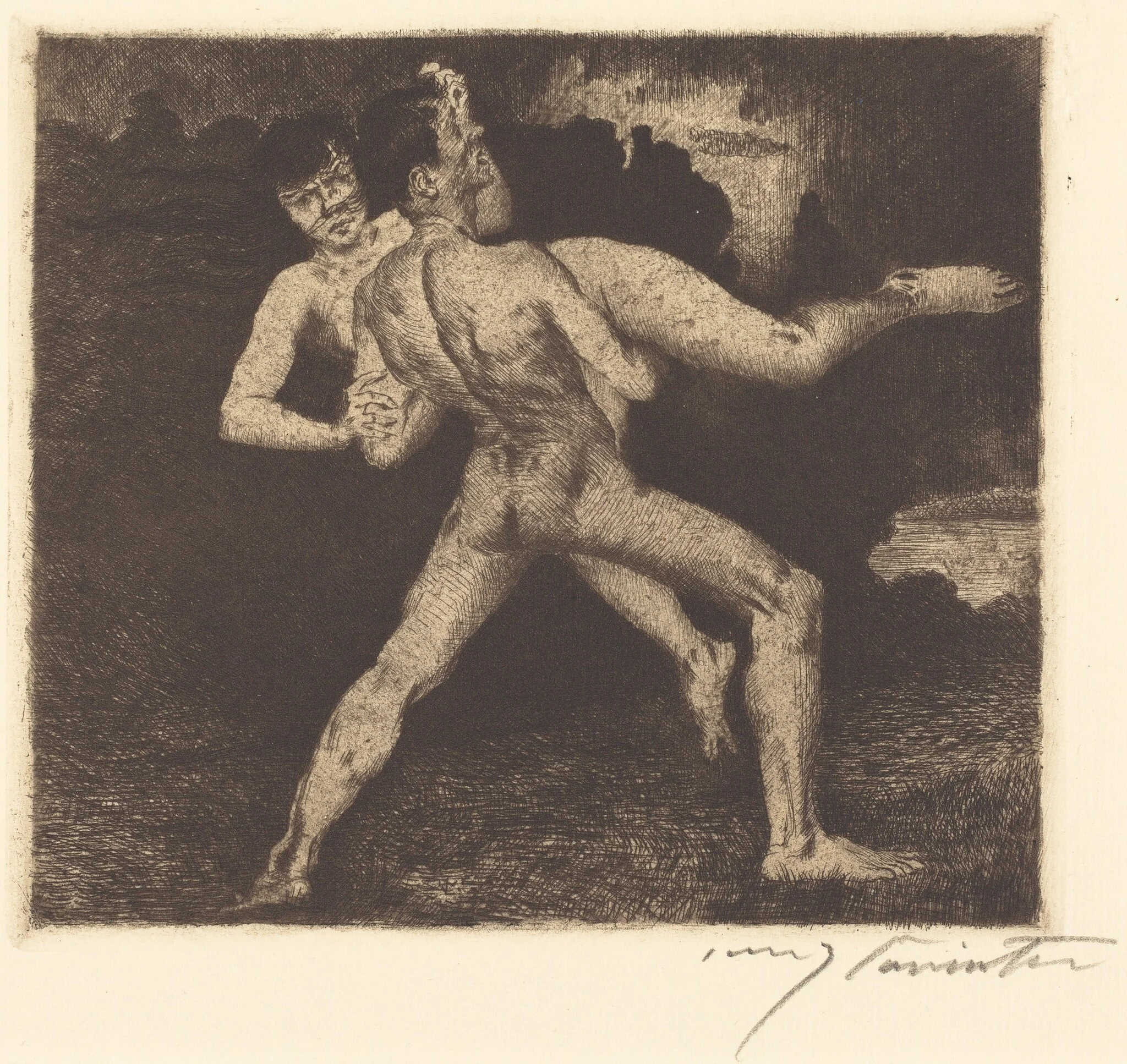 Entführung (Abduction), detail
