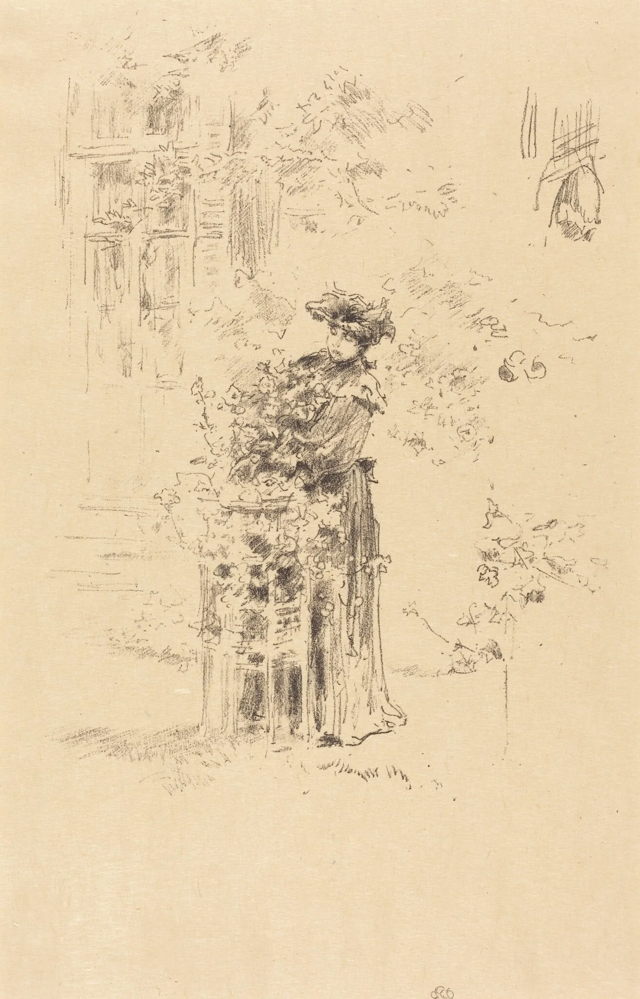 La Belle Jardinière, detail