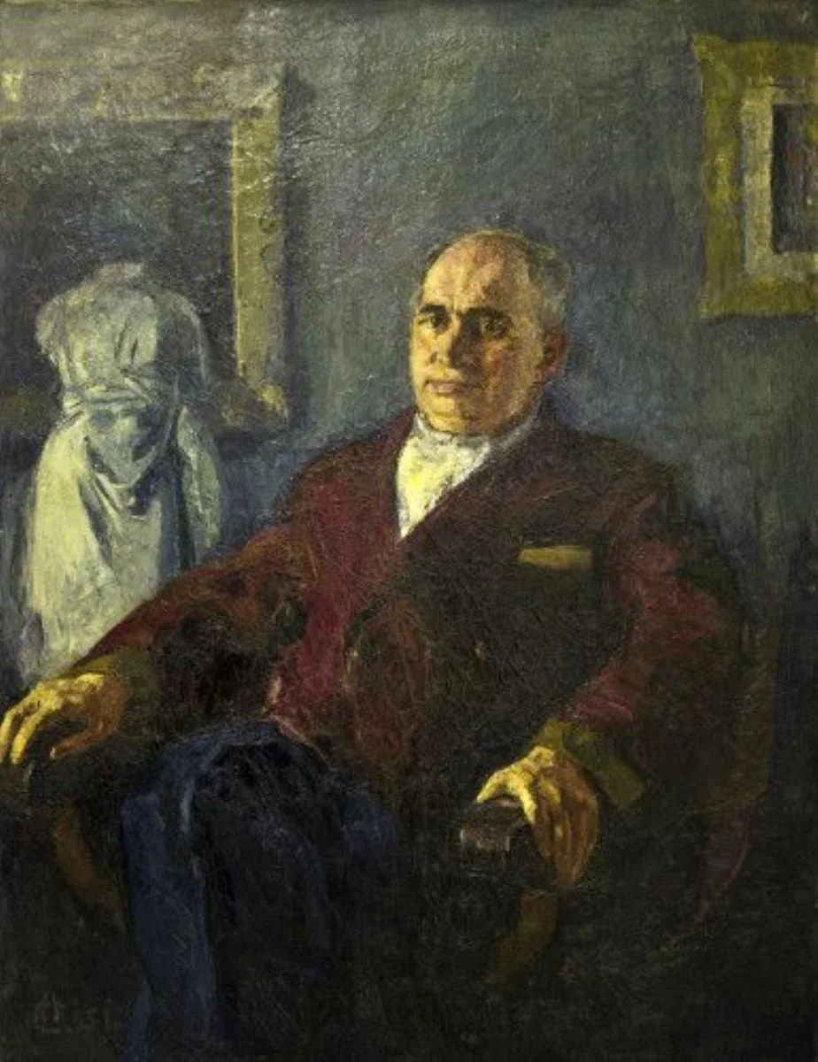 Portretul lui Krikor Zambaccian, detail