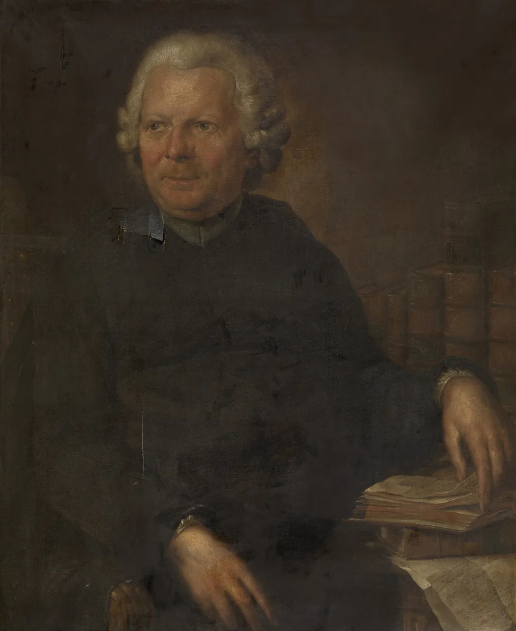 Jozef Ghesquière, Jesuit and Bollandist, by Willem Jacob Herreyns, oil, 1797