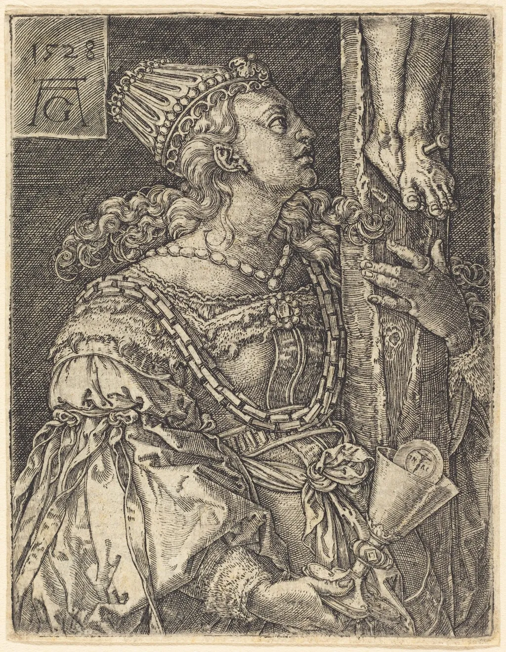 Faith, by Heinrich Aldegrever, 1528