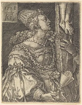 Faith, by Heinrich Aldegrever, 1528
