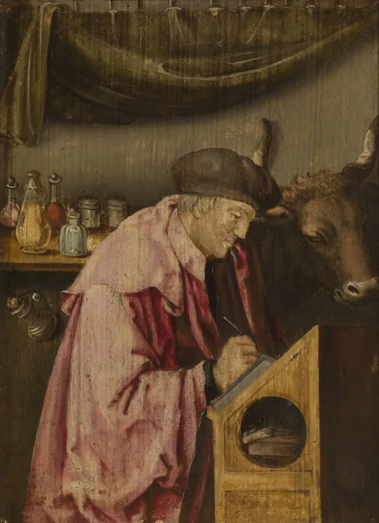 Heilige Lucas, by Lucas van Leyden, oil, 1538