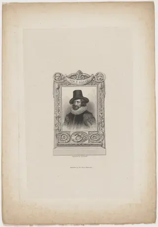 Sir Francis Bacon, by Charles Heath, ink, 1816