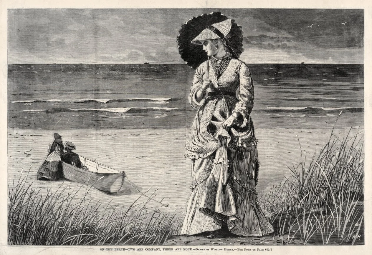 On the Beach - Two are Company, Three are None, detail