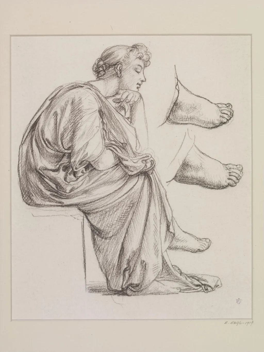 Studies for a Science Certificate, Department of Science and Art, by Edward John, Sir Poynter, 1884