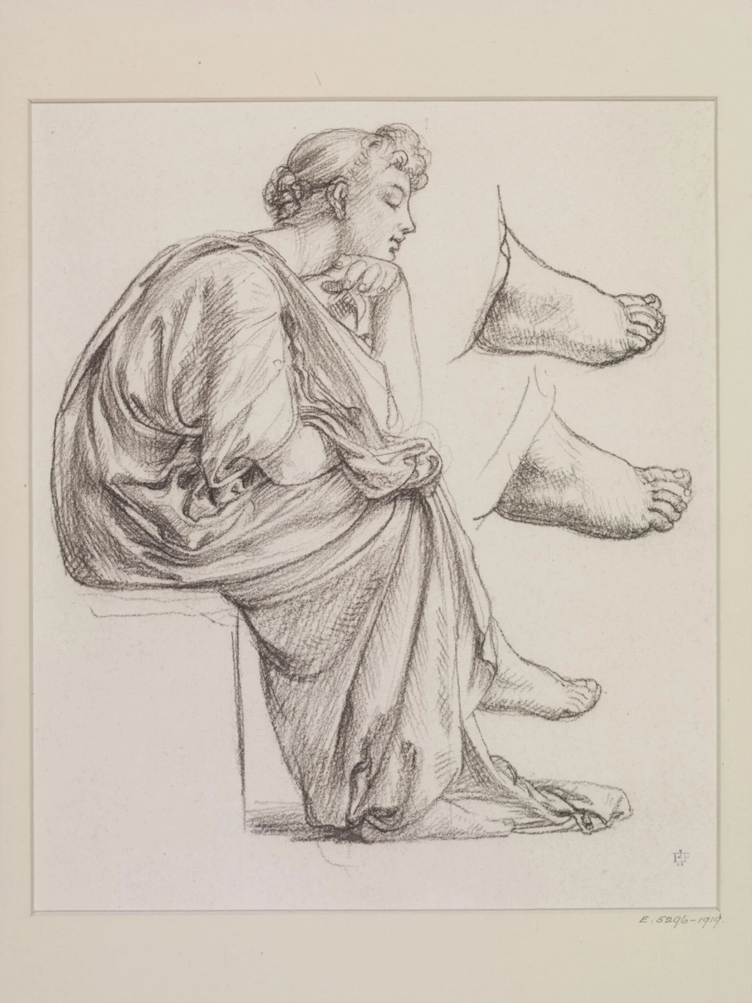 Studies for a Science Certificate, Department of Science and Art, detail