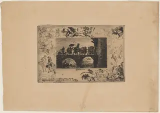 Le Soir meme.., by Félix-Hilaire Buhot, ink, 1878