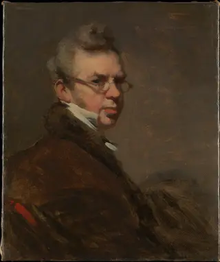 Self-Portrait, by George Chinnery, oil, 1826