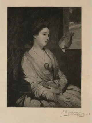 Girl with Doves, by Henry Wolf, 1894