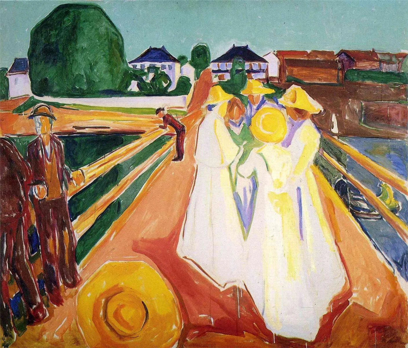 The Women on the Bridge, detail
