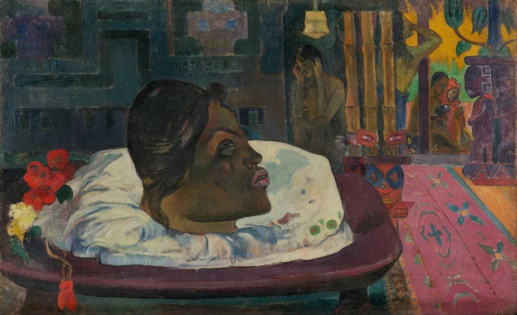 The Royal End, by Paul Gauguin, oil, 1896