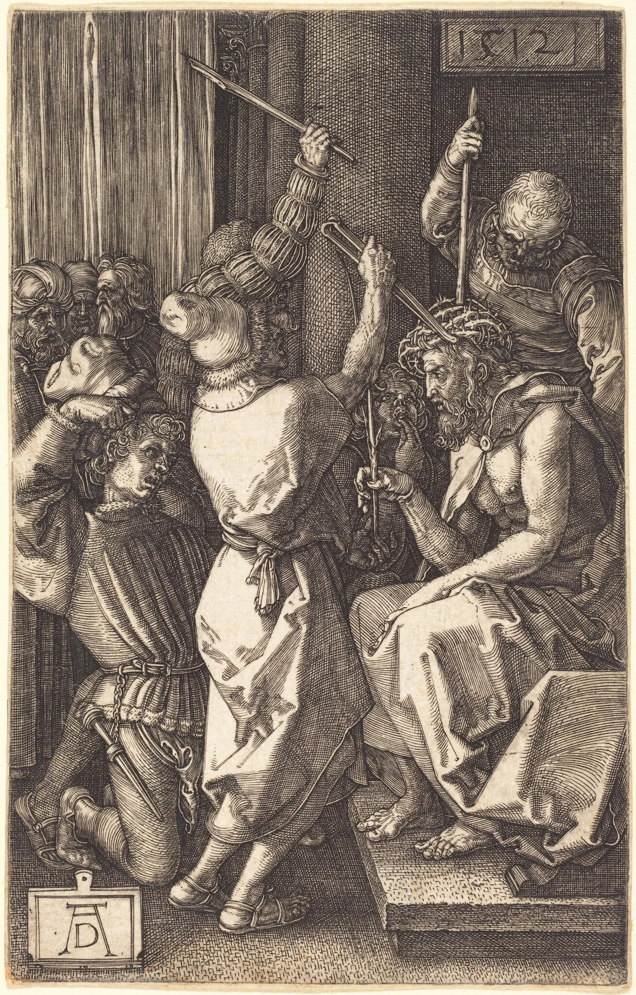 Christ Crowned with Thorns, detail