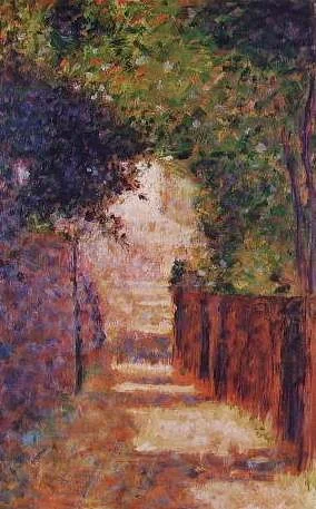 The Rue St. Vincent, Paris, in Spring, detail