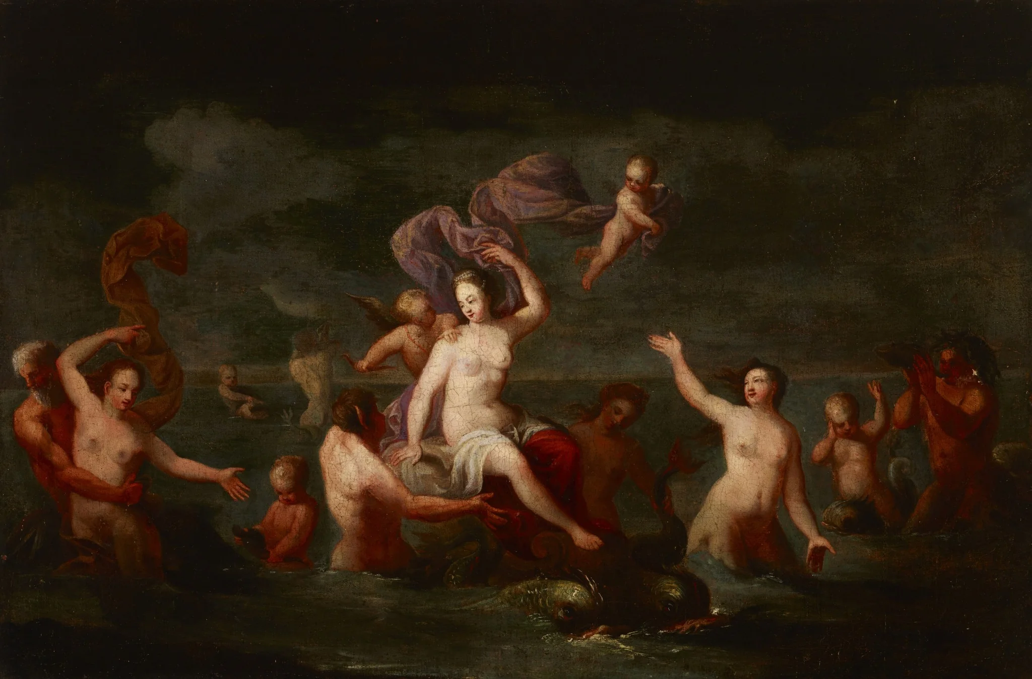 Amphitrite, detail