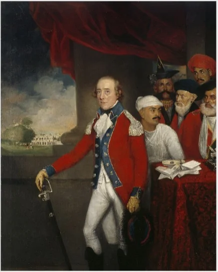 Lieutenant-Colonel William Kirkpatrick with His Assistants, detail