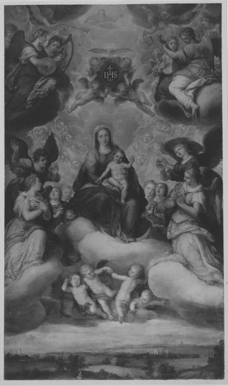 Maria in der Glorie, detail