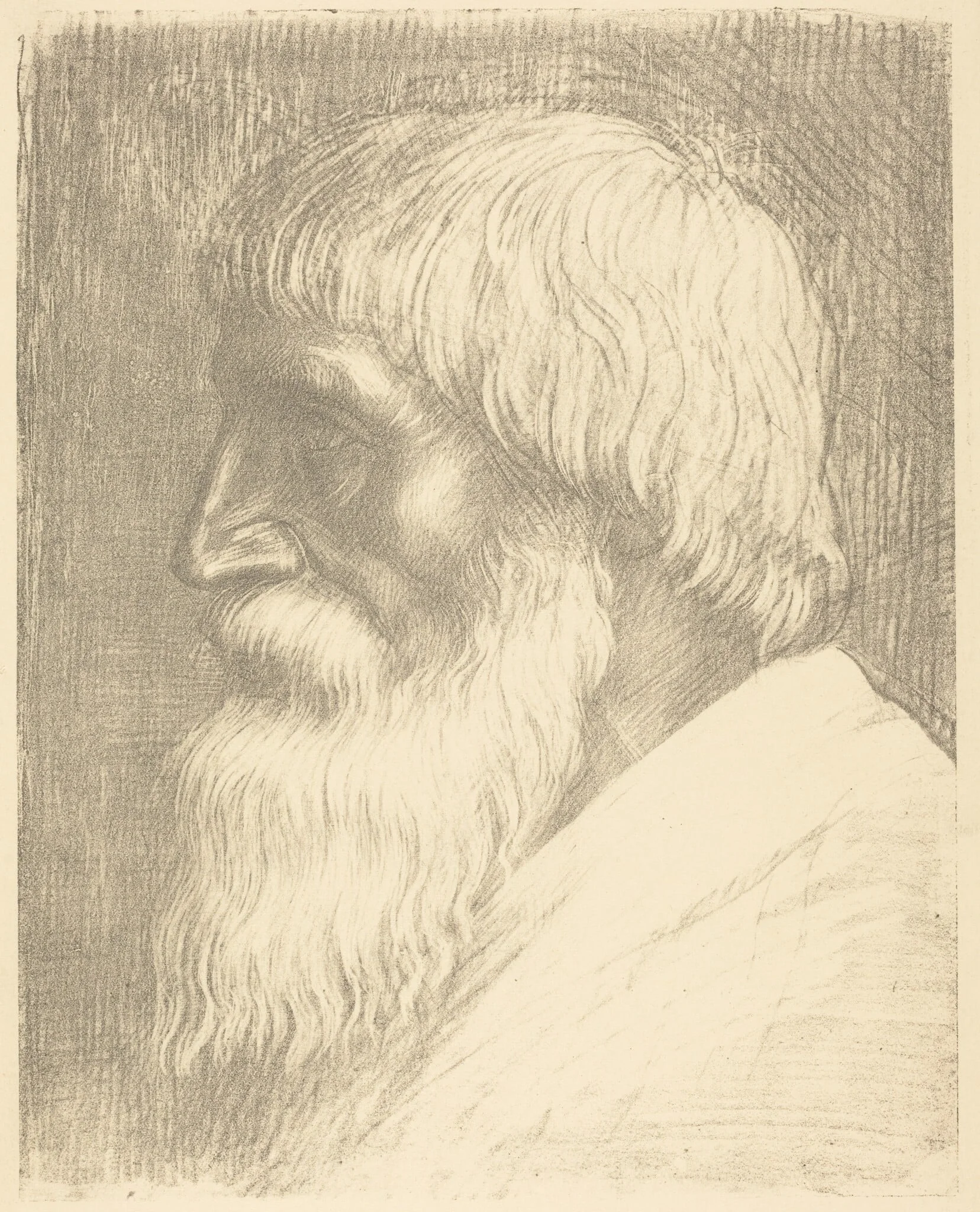 Head of a Man (Tete d'homme), detail