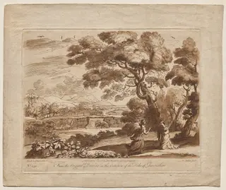 Landscape, Plate No. 140, by Richard Earlom, 1776