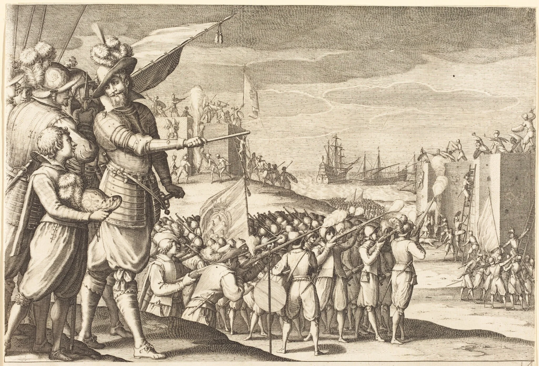 Assault on Two Fortresses, detail