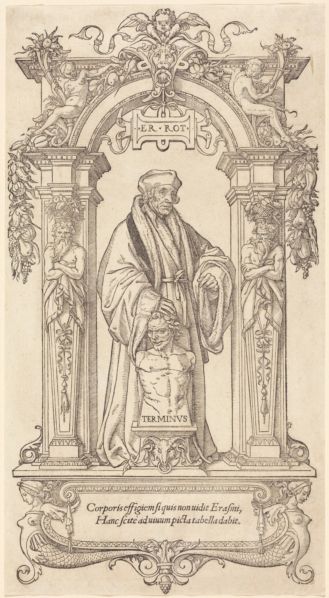 Erasmus of Rotterdam, detail