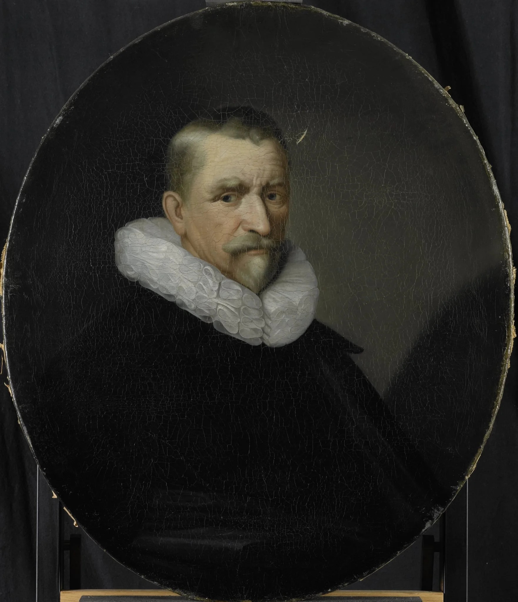 Portrait of Cornelis Jansz Hartigsvelt, Director of the Rotterdam Chamber of the Dutch East India Company, elected 1639, detail