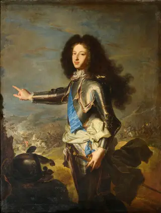 Louis de France, Duke of Burgundy, by Rigaud Hyacinthe, oil, 1704