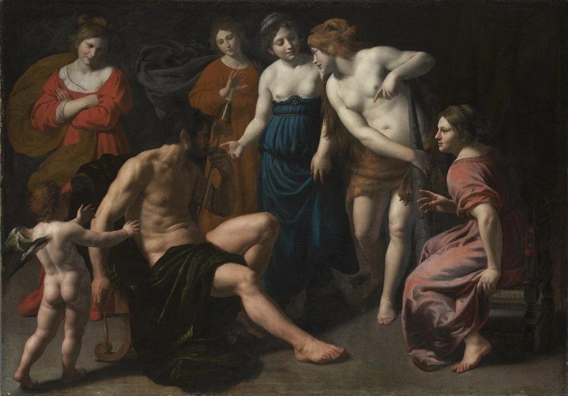 Herkules und Omphale, detail