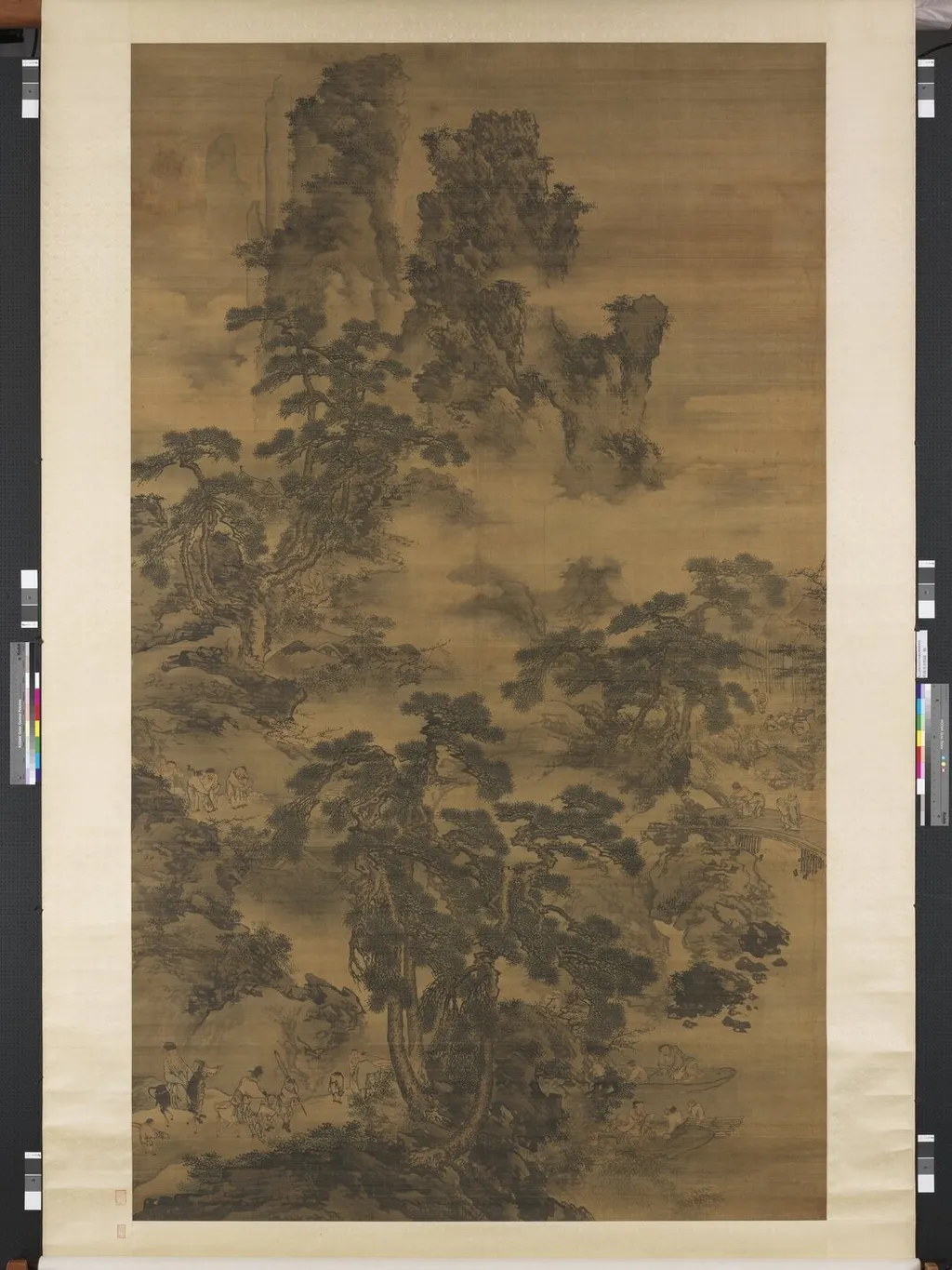 明戴進春酣圖 軸, by Dai Jin, unspecified, 1435
