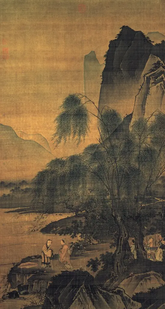 Fish on the Banks of the Wei River, by Dai Jin