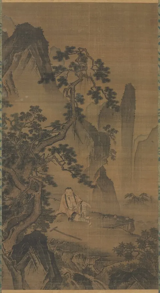 The Hermit Xu You Resting by a Stream, by Dai Jin