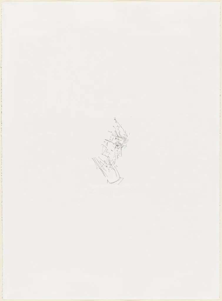 Untitled, by Dan Flavin, ink, 1975