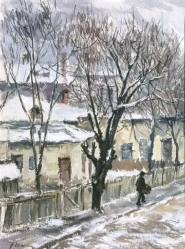 Peisaj de iarnă, by Dan Ialomițeanu