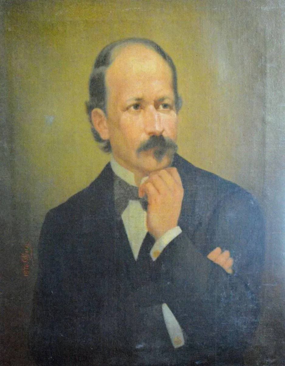 Portret de bărbat, by Dan Mihail, 1876