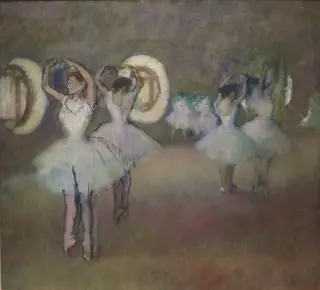 Dancers in the Rotunda at the Paris Opera