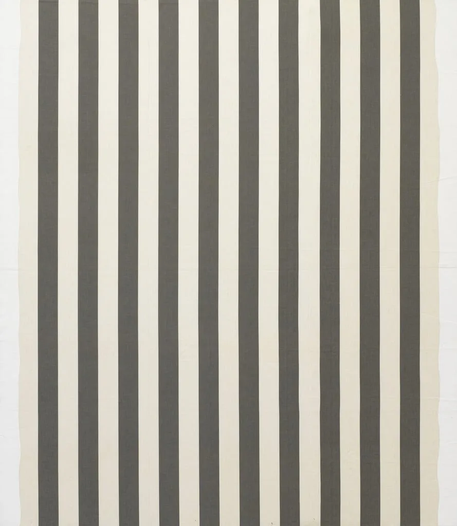 Untitled, by Daniel Buren, acrylic, 1966