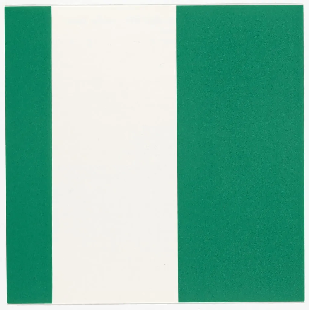 Untitled, by Daniel Buren, 1977