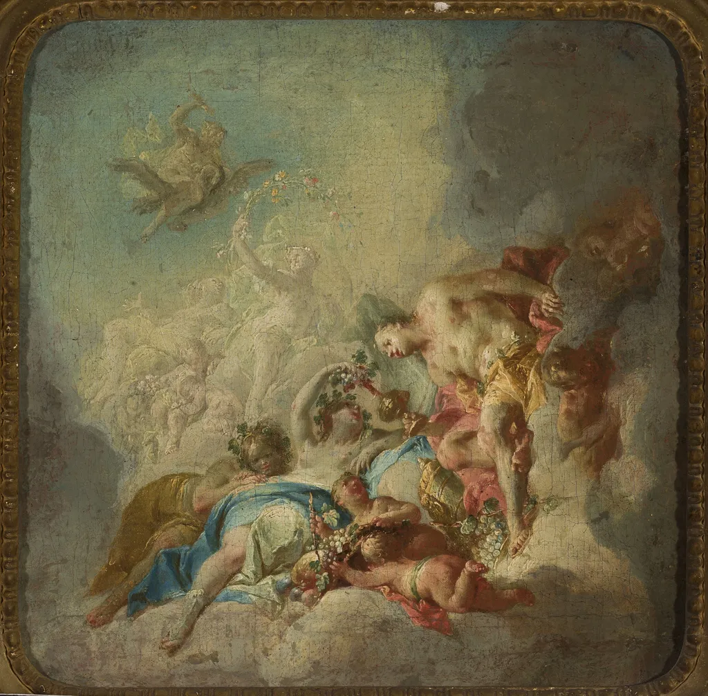 Bacchus and Ceres, by Daniel Gran, oil, 1735