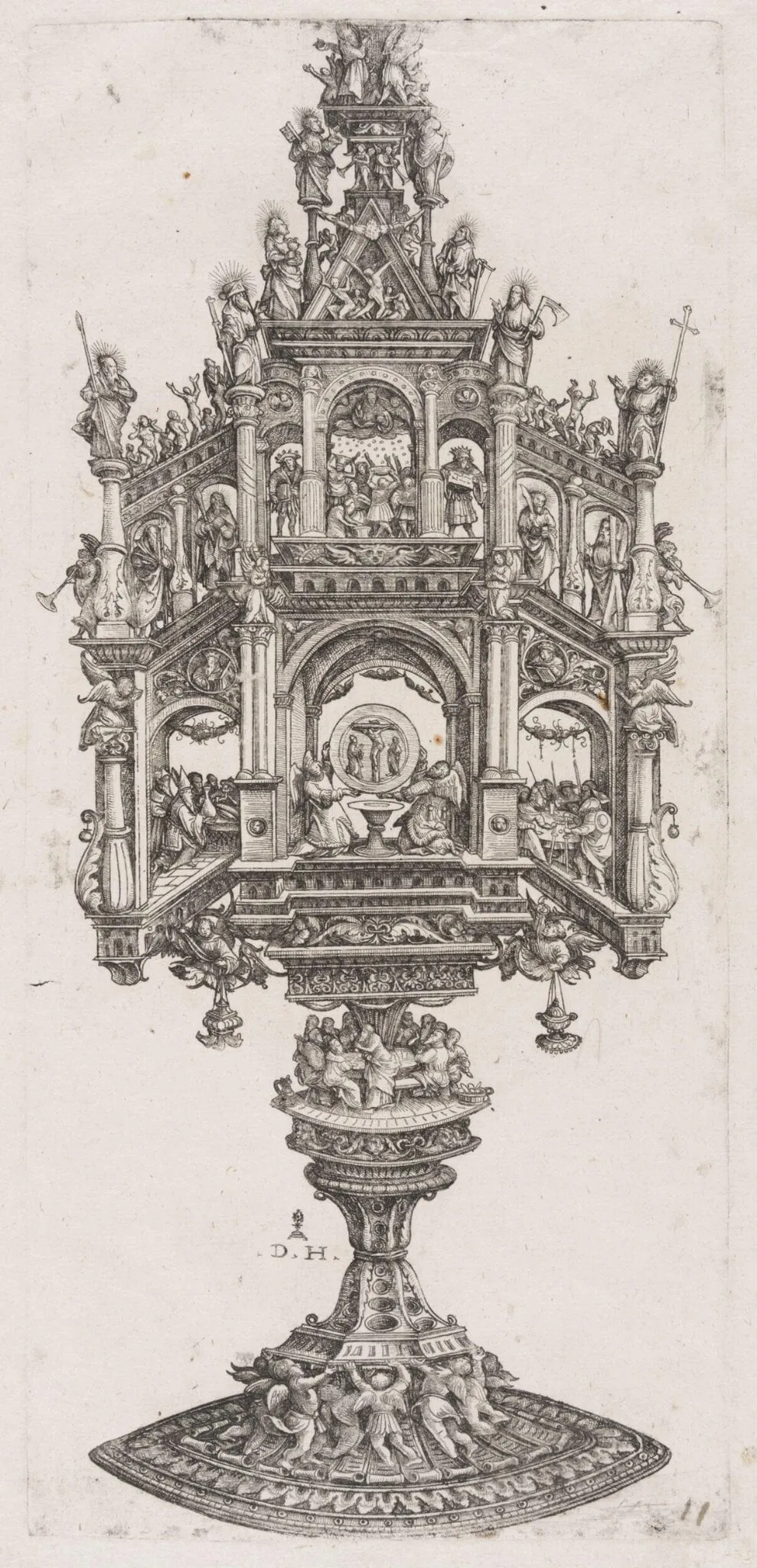 A Monstrance, by Daniel Hopfer, 1485