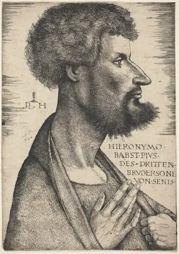 Girolamo da Siena, by Daniel Hopfer
